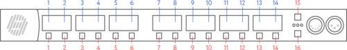 ТР-812 Передняя панель. Схема.png